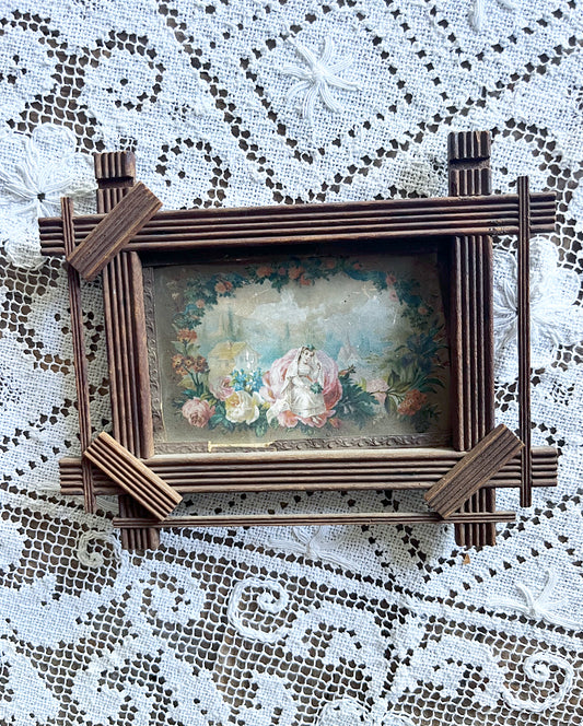 B. French Company Wood Framed Print