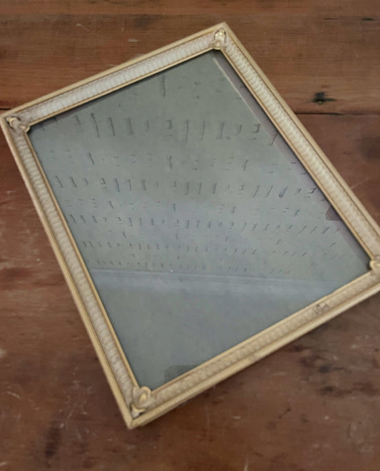 Vintage 8 x 10 Metal Frame with Velvet Back