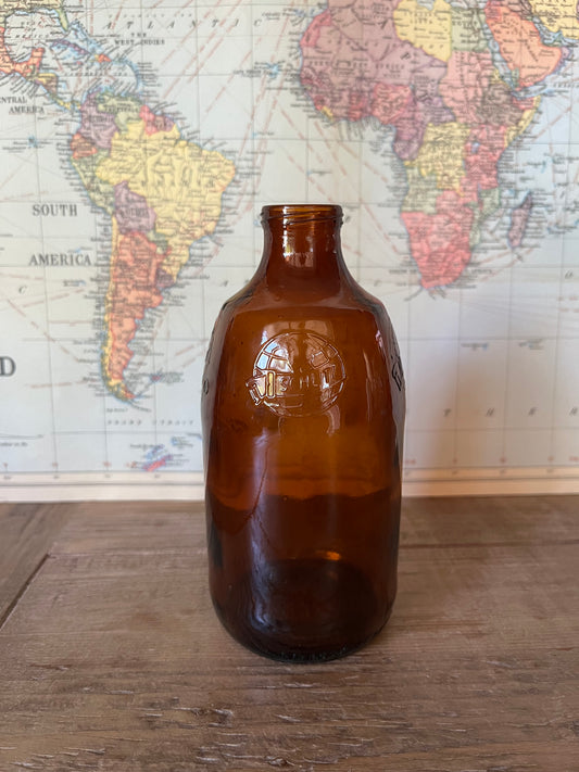 Vintage Schlitz Amber Beer Bottle