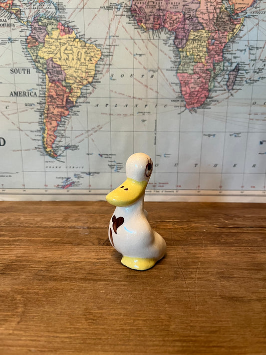 1940s Vintage Ceramic Duck Figurine