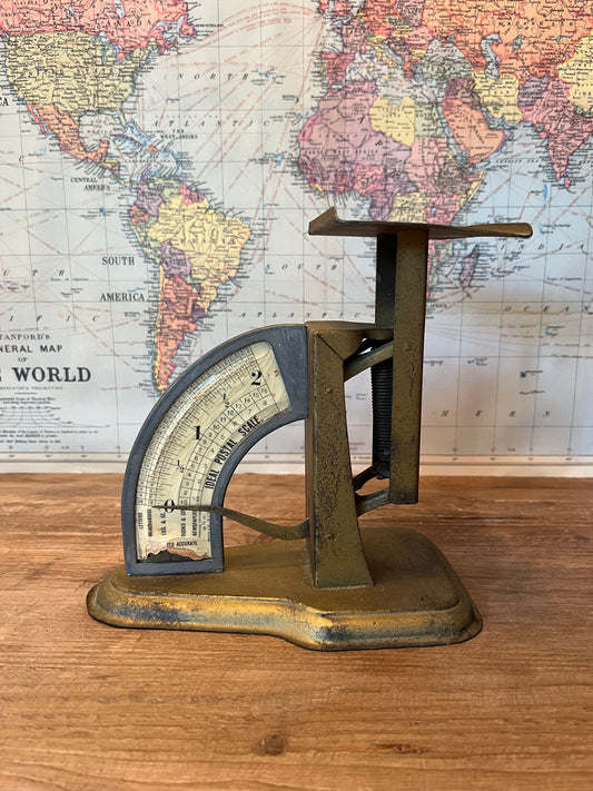 Vintage Ideal Gold Postal Scale